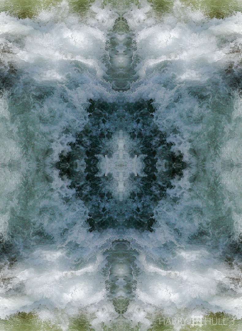 Water crystal. Photo of small rapid, Tanaya Creek, Yosemite National Park, California.