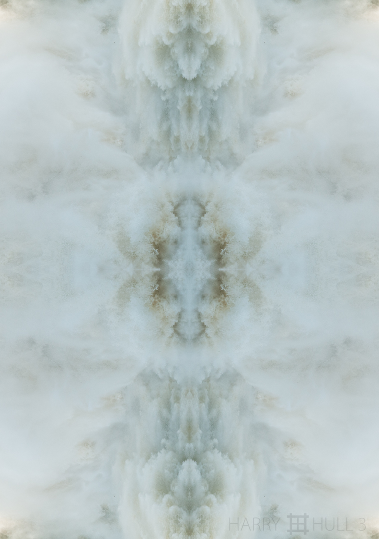 Waterfall dreams: view 2. Photo of waterfall detail, Iguacu Falls, Brazil.