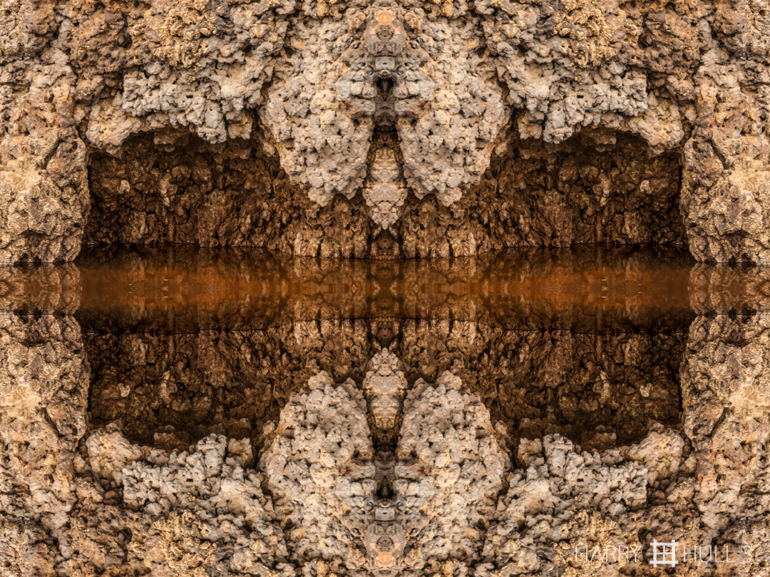 River grotto. Photo of niche in river bank, Rio Negro, Pantanal, Brazil.