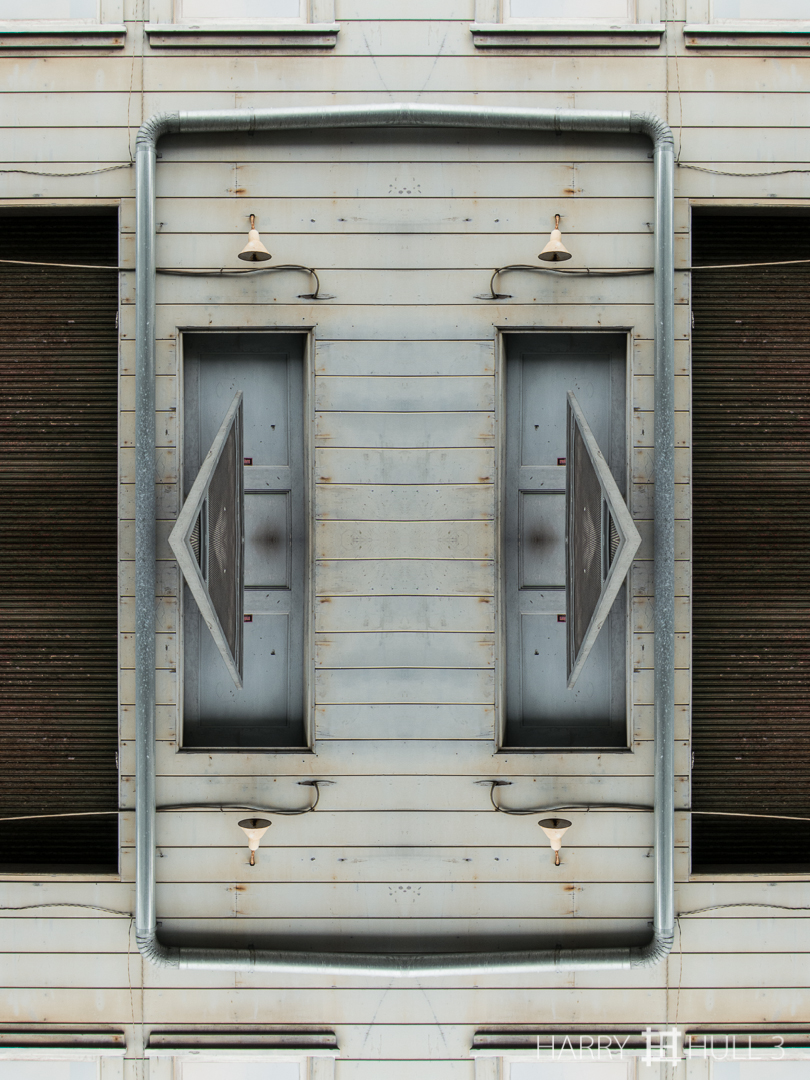 No entry. Photo of doorway in a building on the Embarcadero of San Francisco, California opposite the entrance of Pier 24 Photography.