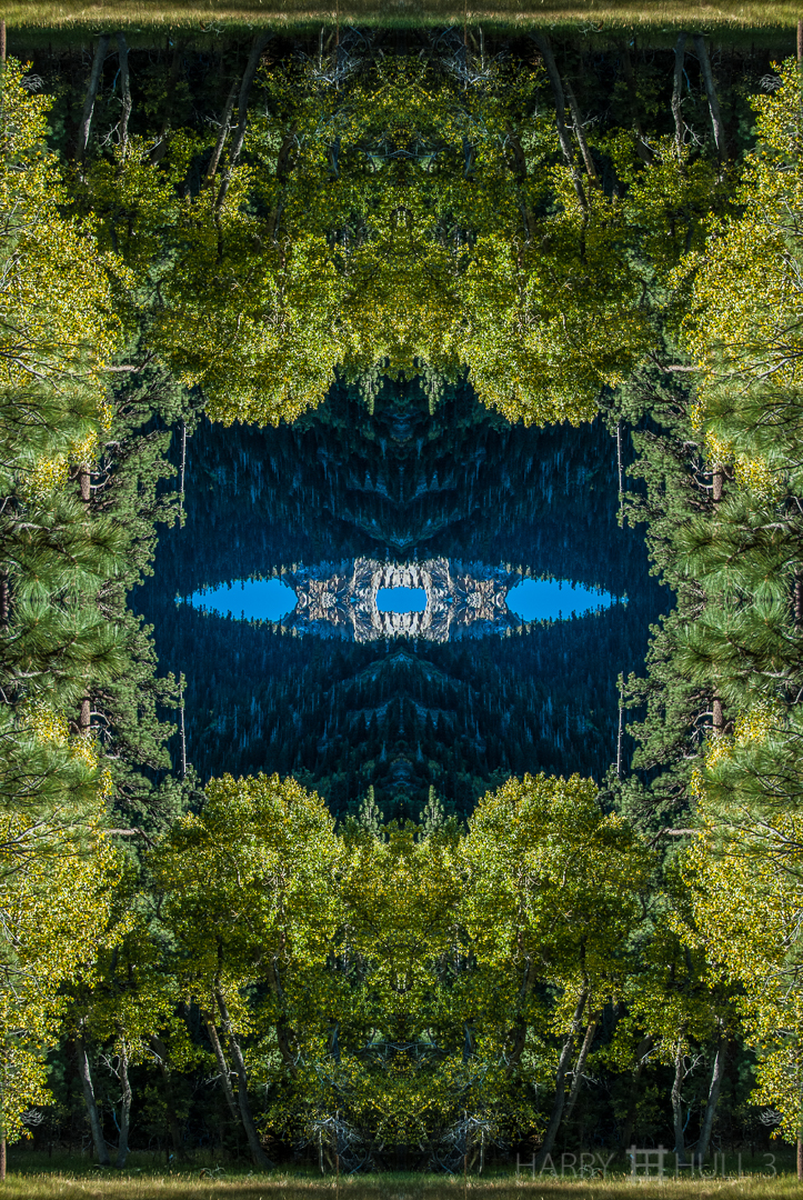 Mountain teeth. Photo of some mountain peaks from a meadow, Eastern Sierra Nevada Mountains, California.