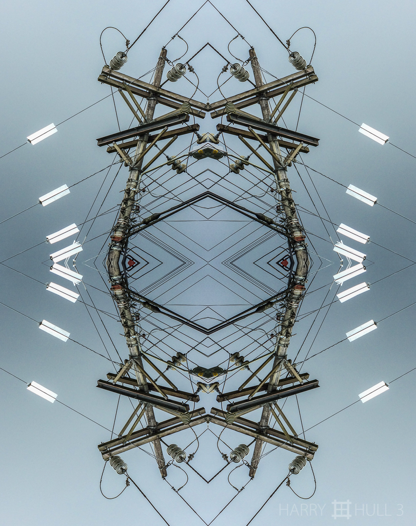 Roadside circuitry. Photo of power pole near San Vito, Costa Rica.