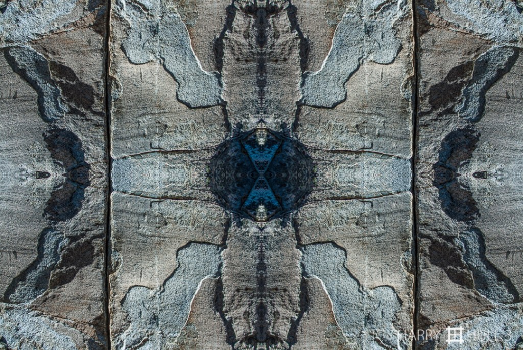 Granite glyph. Photo of glacial polish and some exfoliation on a granite rock wall, Eastern Sierra Nevada Mountains, California.