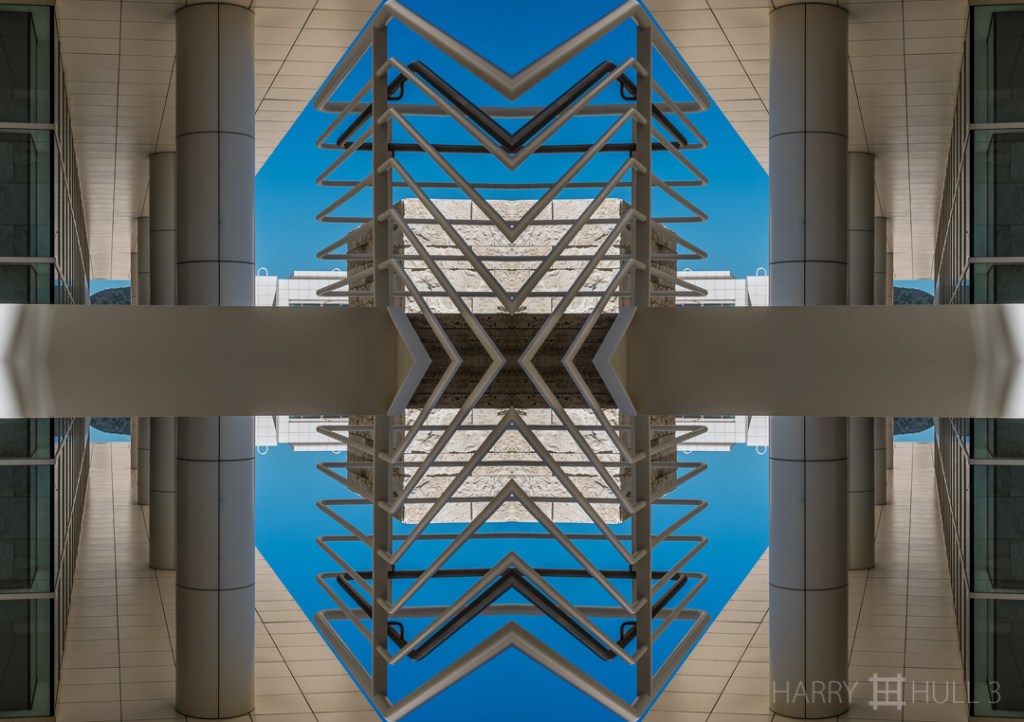 Architectonics #2. Photo of a part of the Getty Center complex, Los Angeles, California.